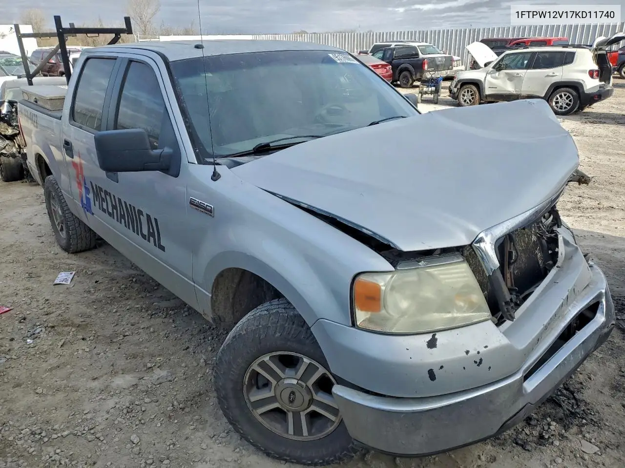 1FTPW12V17KD11740 2007 Ford F150 Supercrew