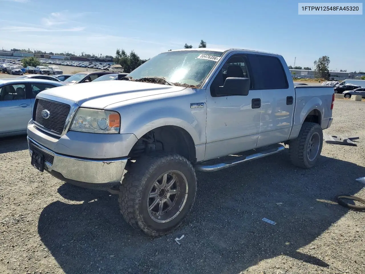 1FTPW12548FA45320 2008 Ford F150 Supercrew
