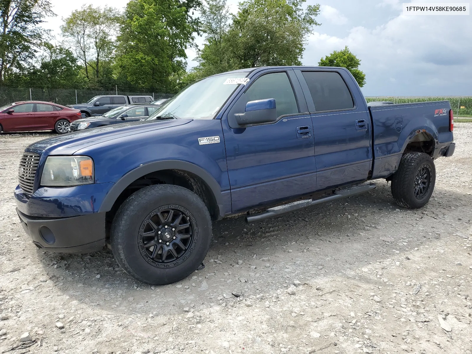 2008 Ford F150 Supercrew VIN: 1FTPW14V58KE90685 Lot: 65672904