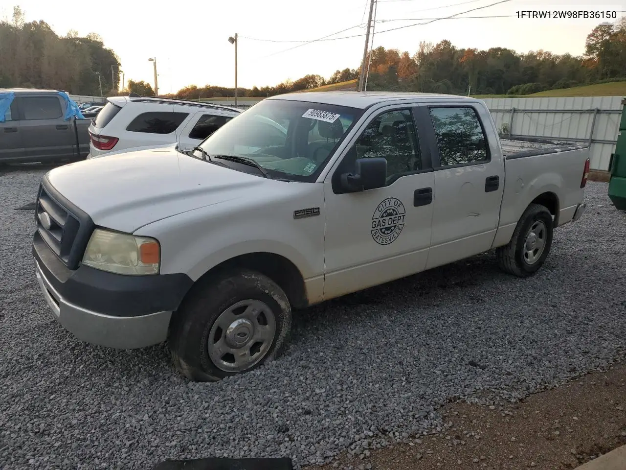 1FTRW12W98FB36150 2008 Ford F150 Supercrew