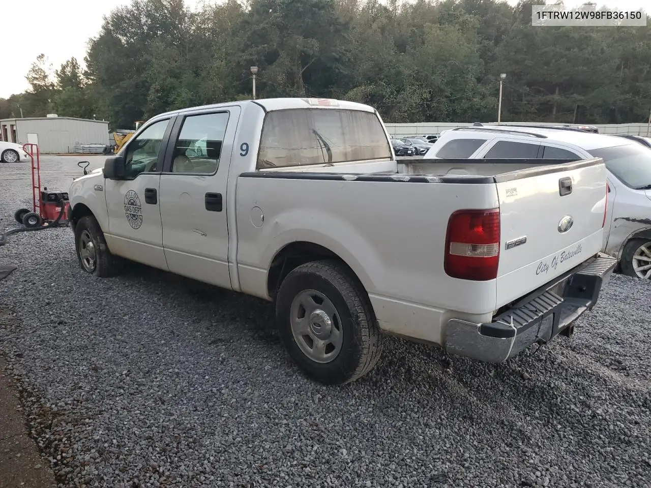 1FTRW12W98FB36150 2008 Ford F150 Supercrew