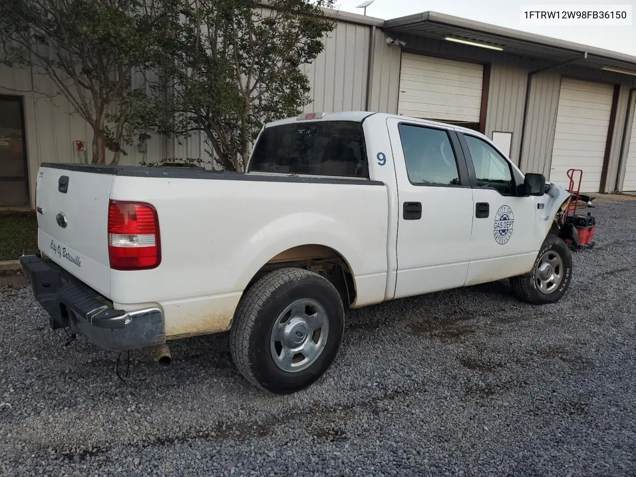 1FTRW12W98FB36150 2008 Ford F150 Supercrew