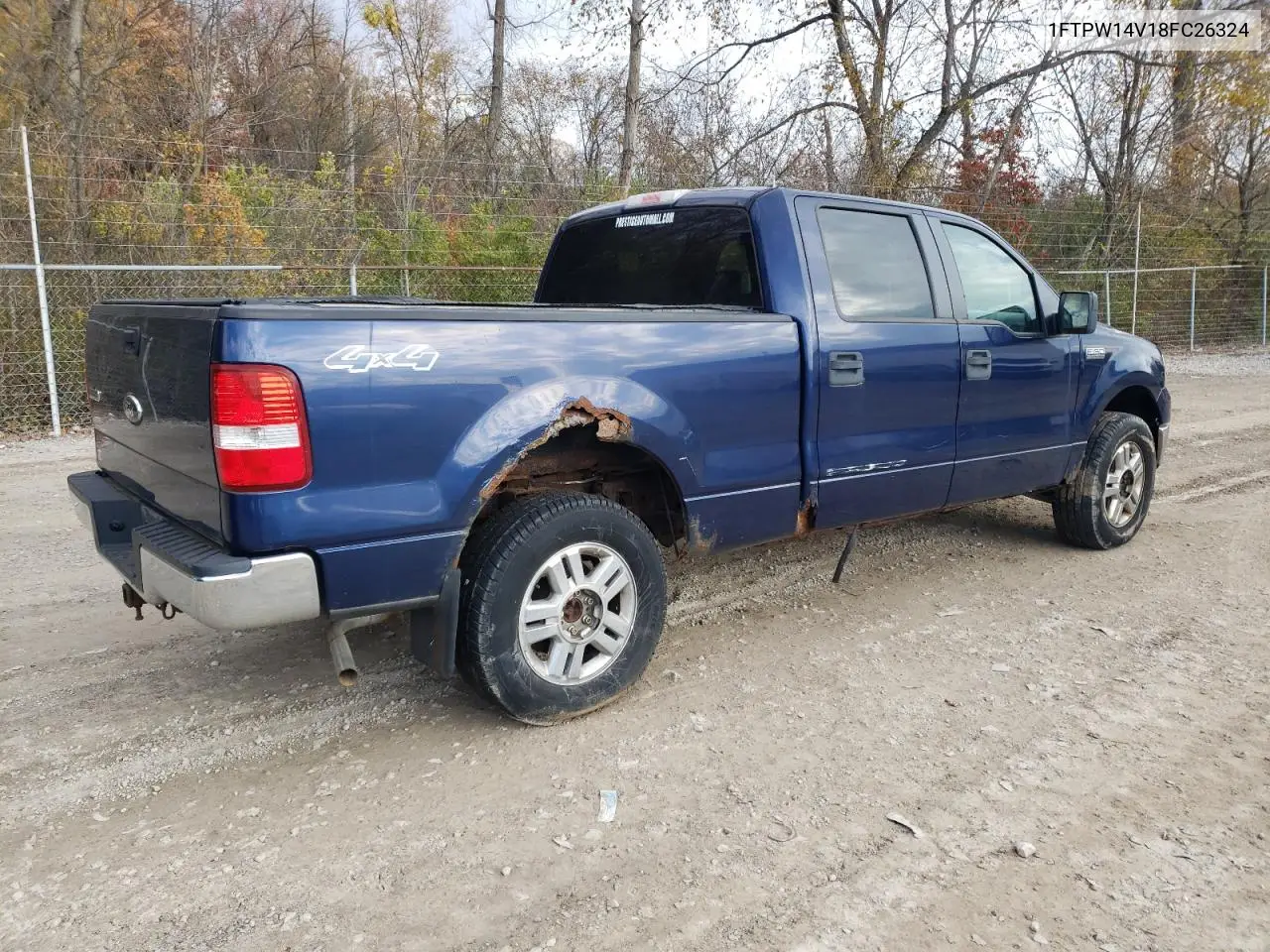 1FTPW14V18FC26324 2008 Ford F150 Supercrew