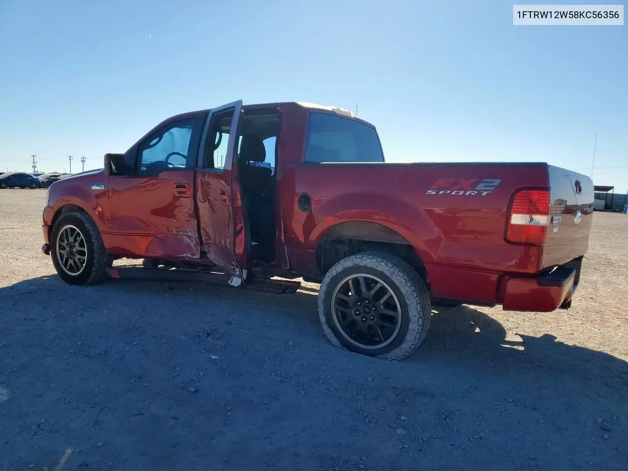 1FTRW12W58KC56356 2008 Ford F150 Supercrew