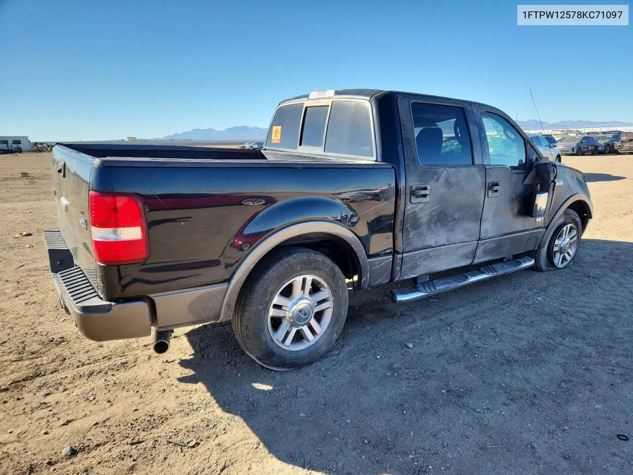 1FTPW12578KC71097 2008 Ford F150 Supercrew