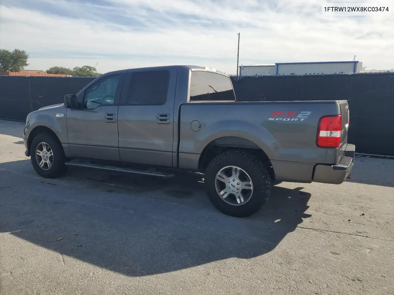 1FTRW12WX8KC03474 2008 Ford F150 Supercrew