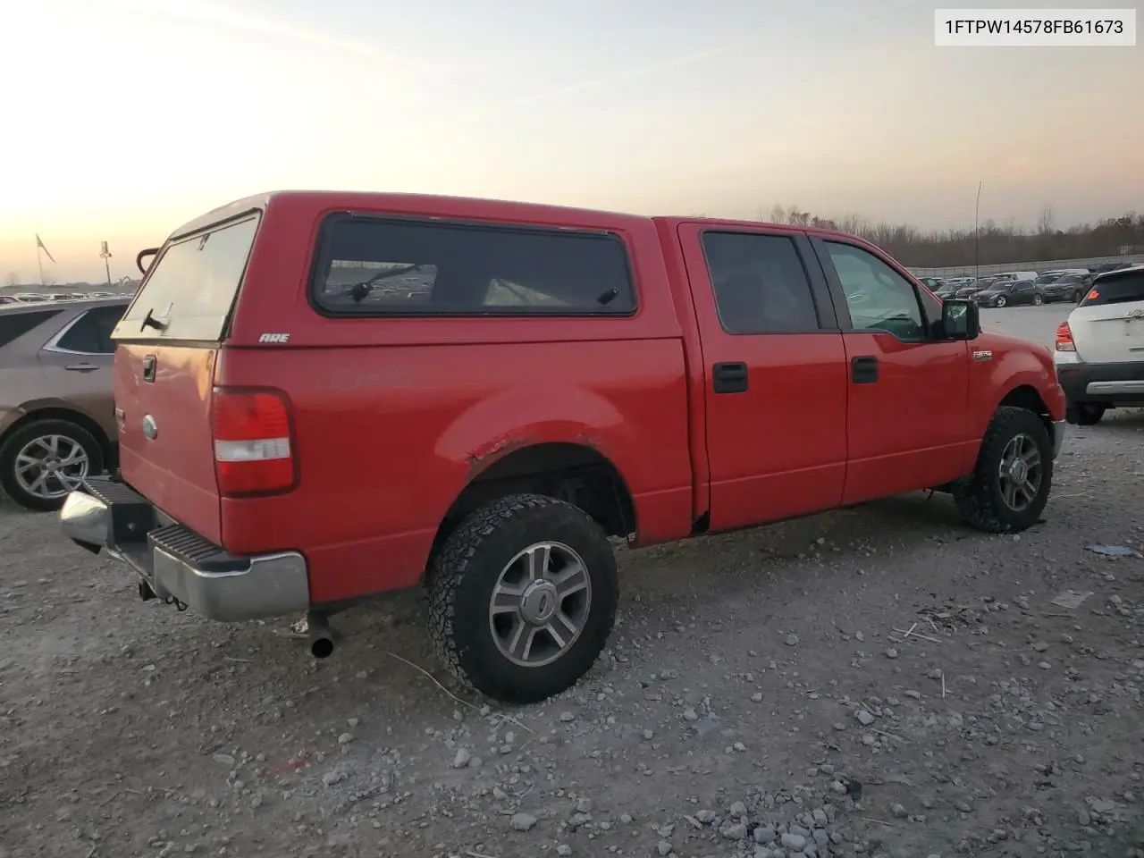 1FTPW14578FB61673 2008 Ford F150 Supercrew