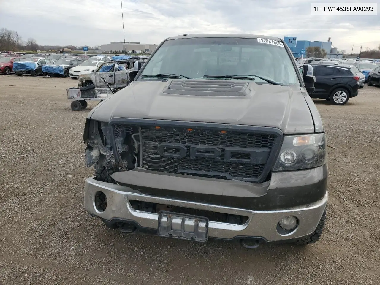 1FTPW14538FA90293 2008 Ford F150 Supercrew