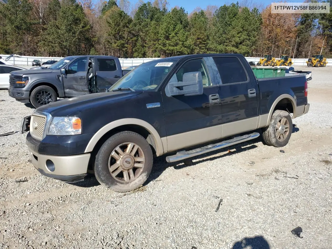 1FTPW12V58FB86994 2008 Ford F150 Supercrew