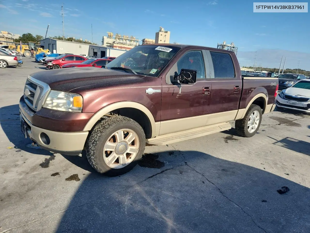 1FTPW14V38KB37961 2008 Ford F150 Supercrew