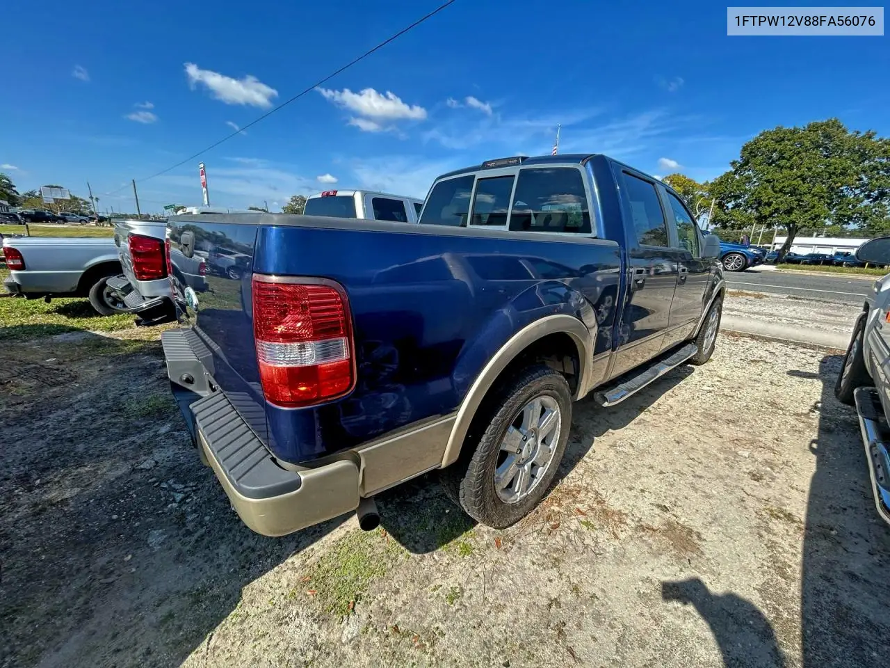 1FTPW12V88FA56076 2008 Ford F150 Supercrew