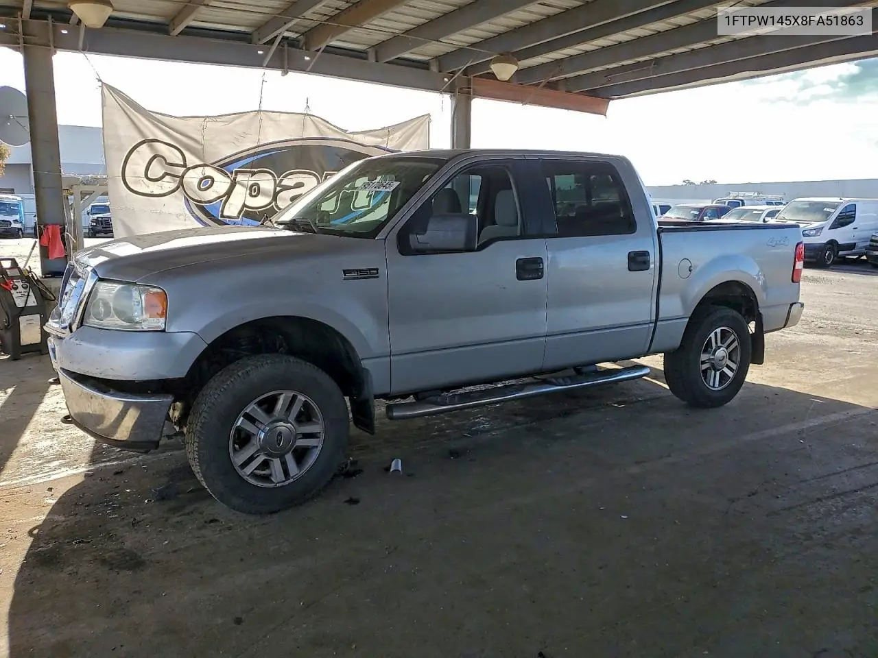 1FTPW145X8FA51863 2008 Ford F150 Supercrew