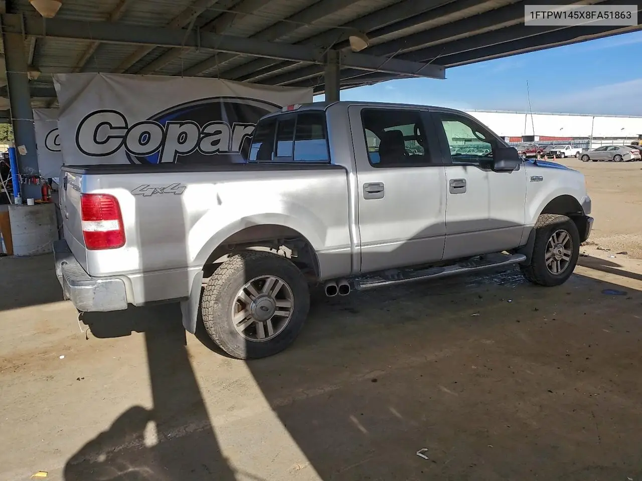 1FTPW145X8FA51863 2008 Ford F150 Supercrew
