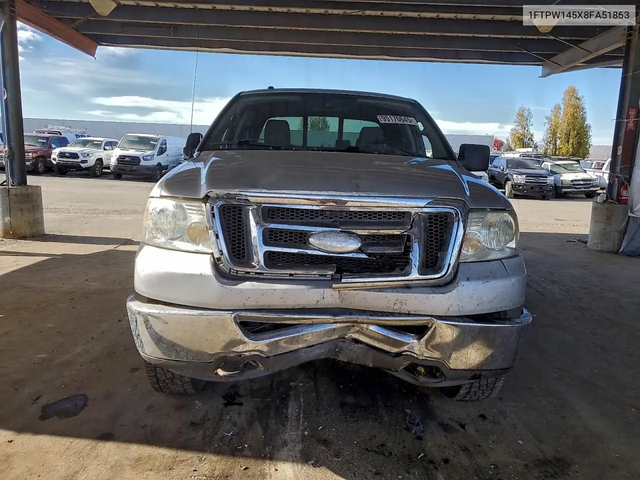1FTPW145X8FA51863 2008 Ford F150 Supercrew