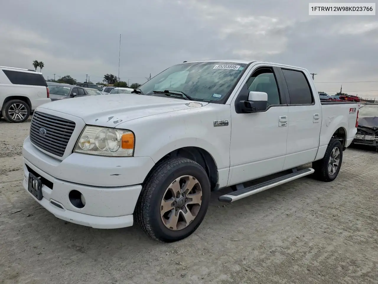 1FTRW12W98KD23766 2008 Ford F150 Supercrew