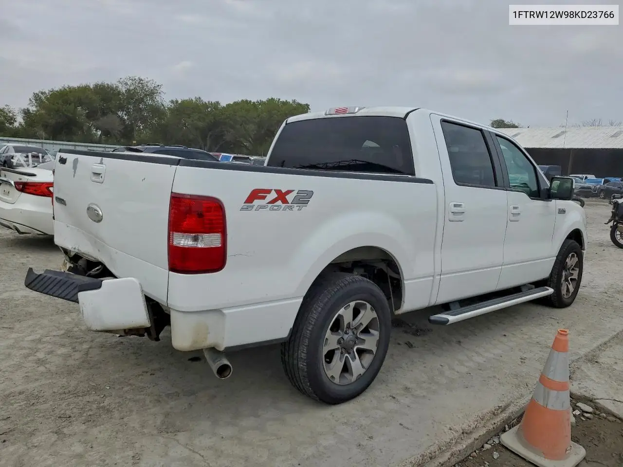 1FTRW12W98KD23766 2008 Ford F150 Supercrew