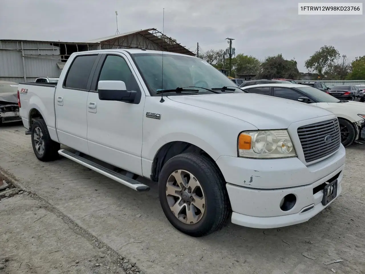 1FTRW12W98KD23766 2008 Ford F150 Supercrew