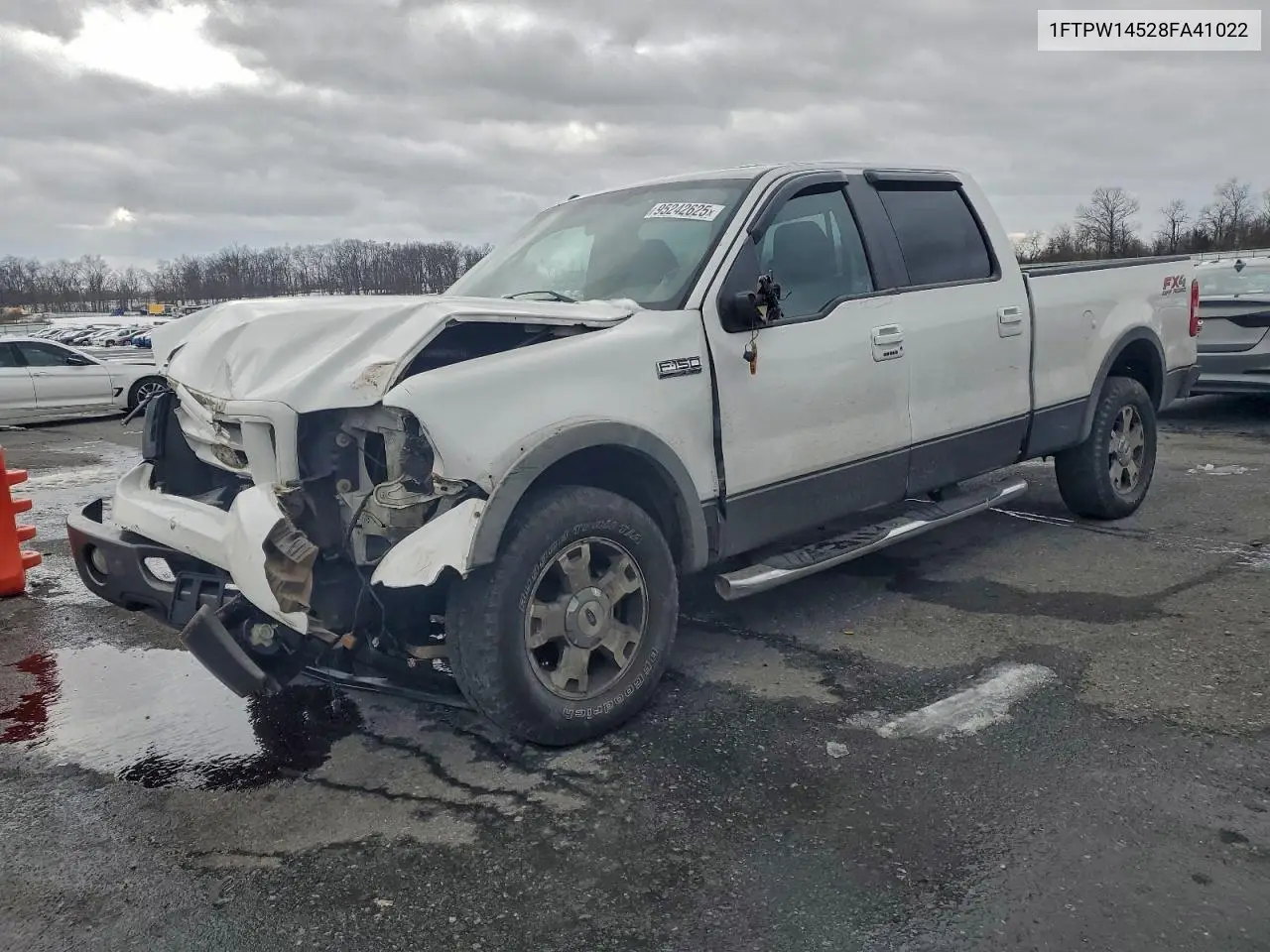 1FTPW14528FA41022 2008 Ford F150 Supercrew