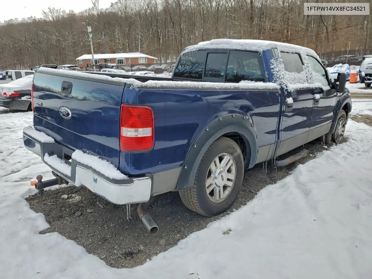 1FTPW14VX8FC34521 2008 Ford F150 Supercrew