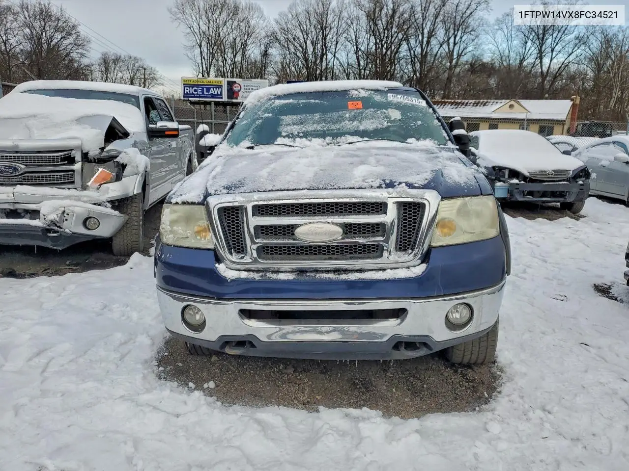 1FTPW14VX8FC34521 2008 Ford F150 Supercrew