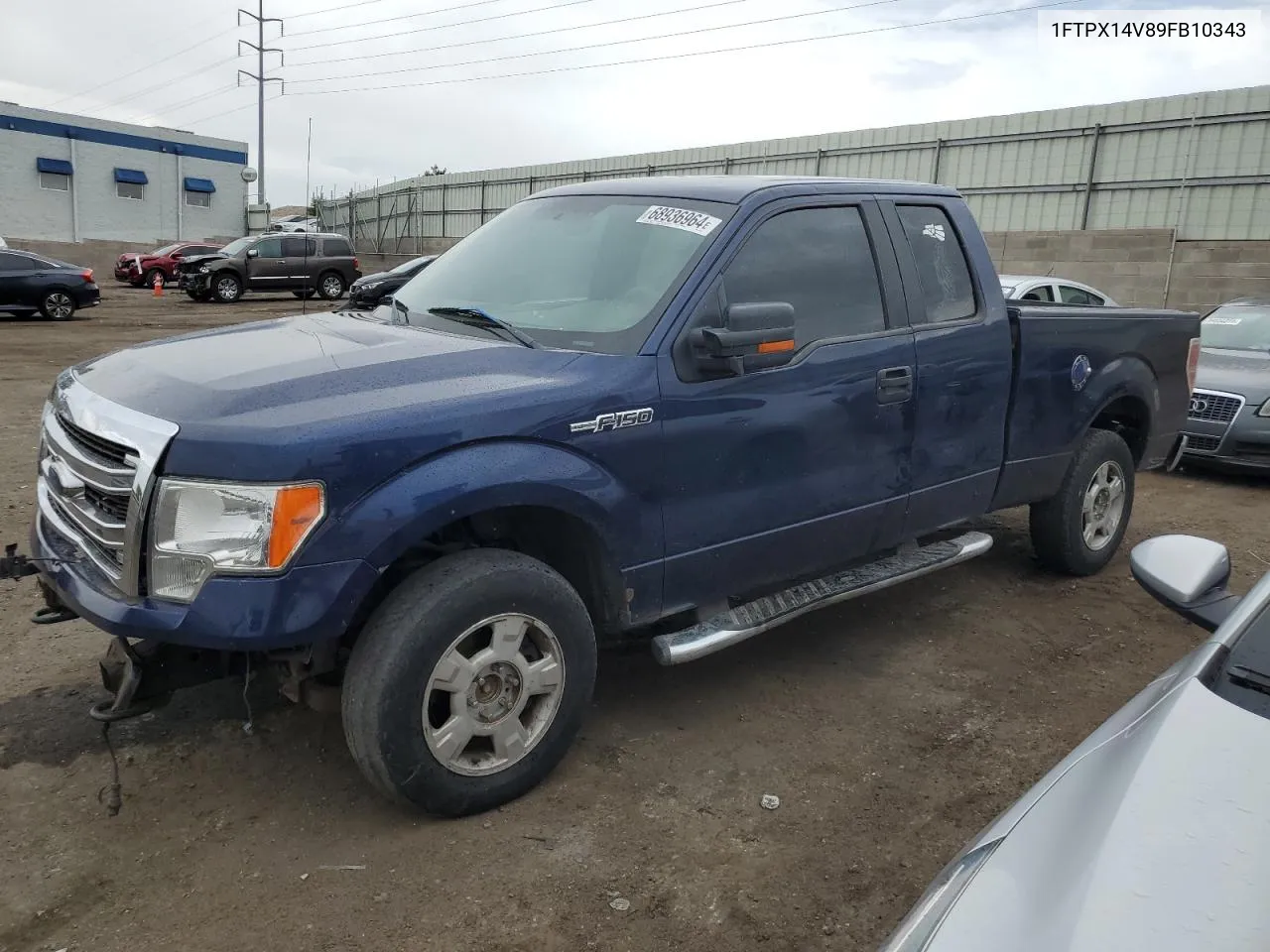 1FTPX14V89FB10343 2009 Ford F150 Super Cab