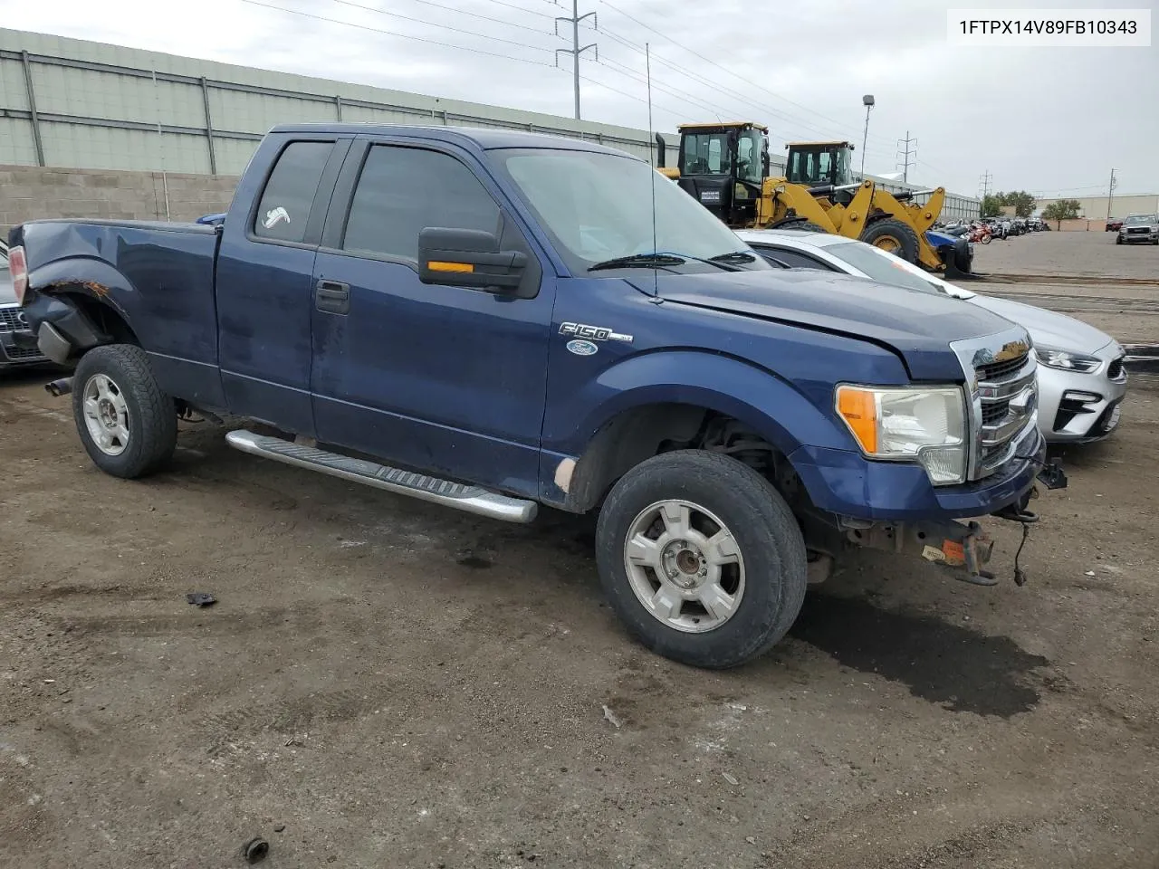 1FTPX14V89FB10343 2009 Ford F150 Super Cab