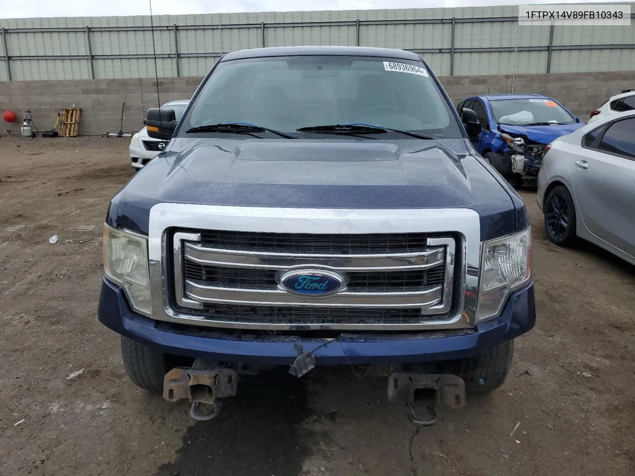 1FTPX14V89FB10343 2009 Ford F150 Super Cab