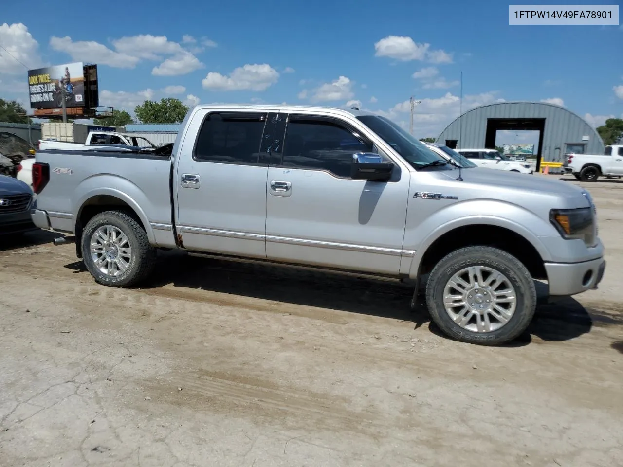 2009 Ford F150 Supercrew VIN: 1FTPW14V49FA78901 Lot: 69937744