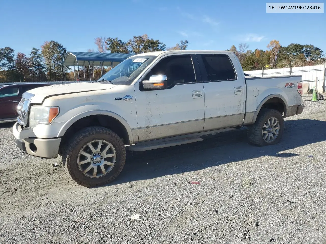 1FTPW14V19KC23416 2009 Ford F150 Supercrew
