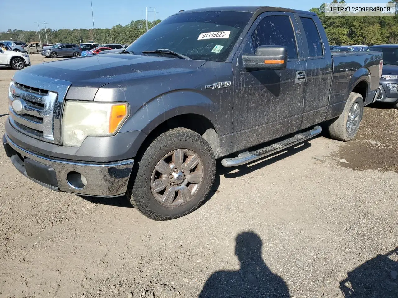 1FTRX12809FB48008 2009 Ford F150 Super Cab