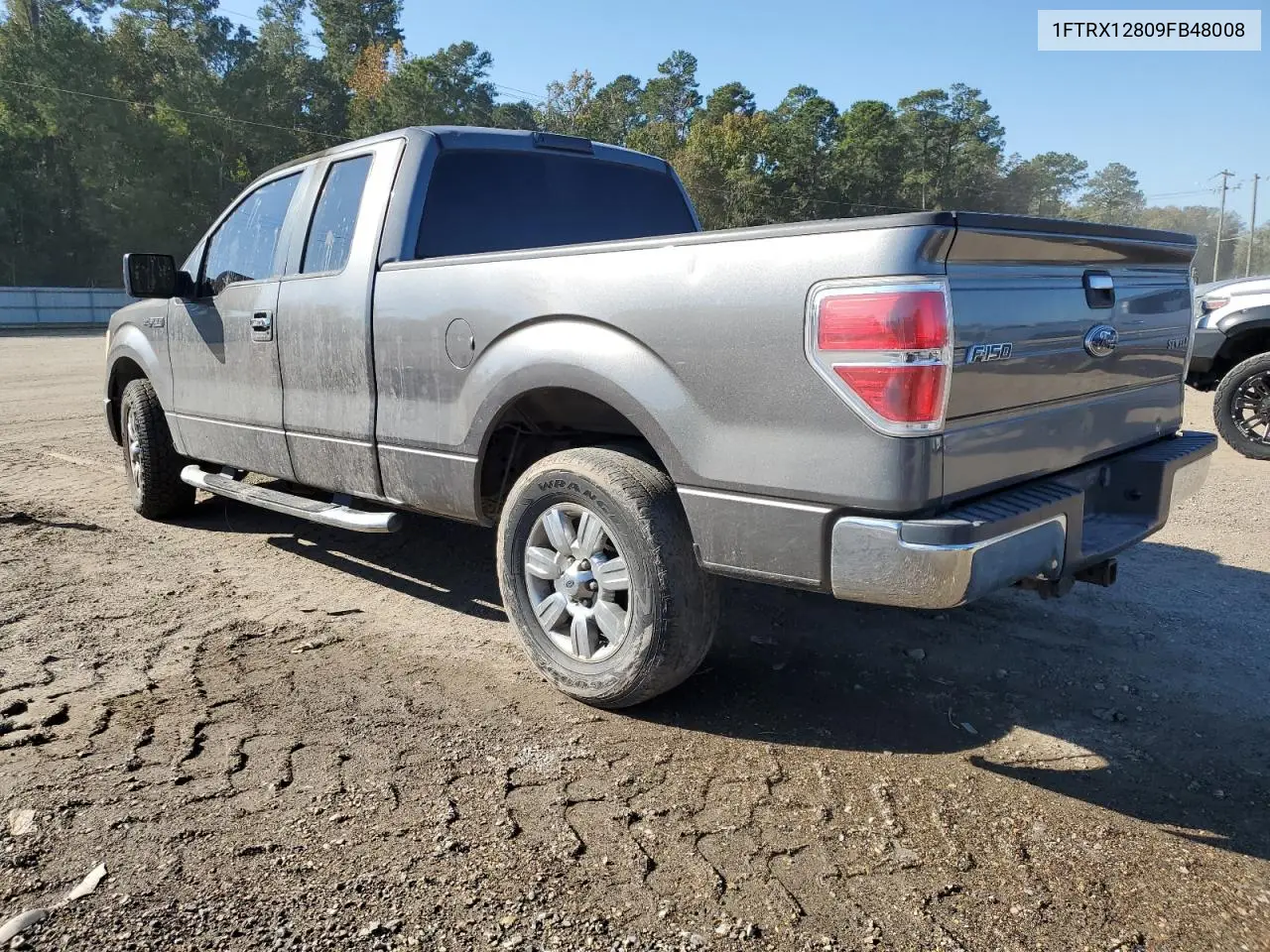 1FTRX12809FB48008 2009 Ford F150 Super Cab