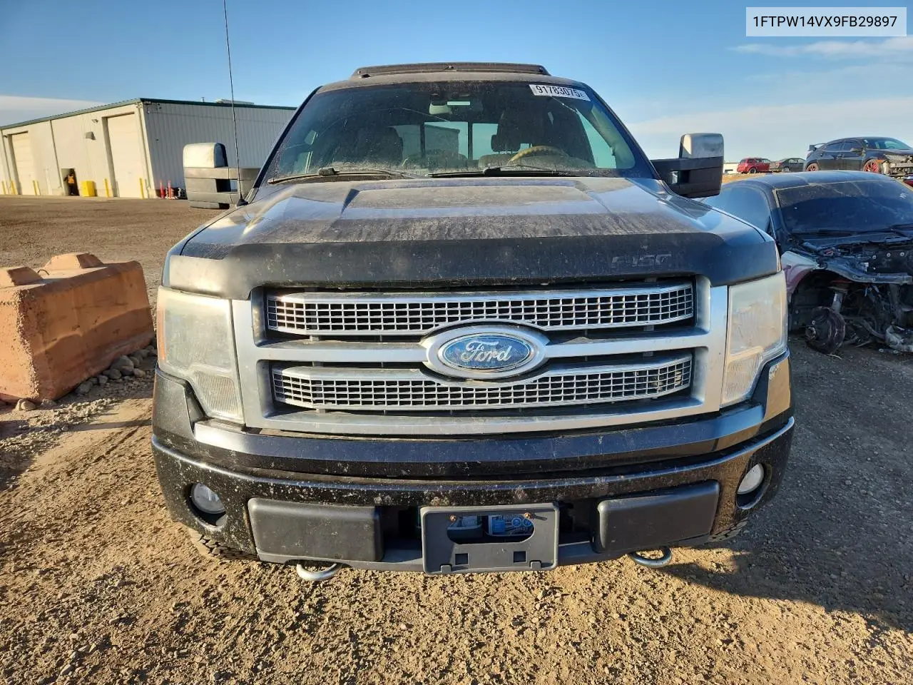 1FTPW14VX9FB29897 2009 Ford F150 Supercrew