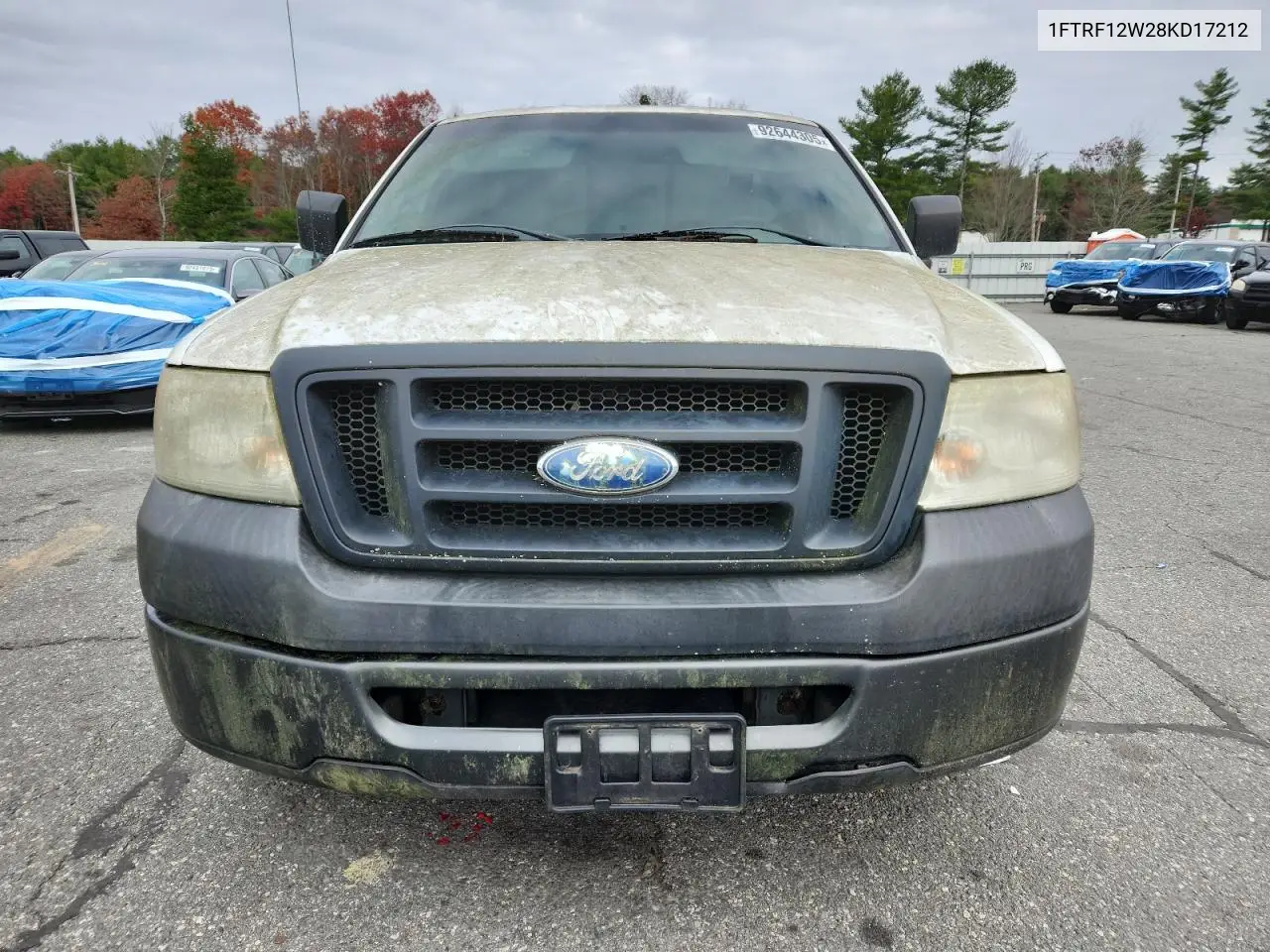 1FTRF12W28KD17212 2009 Ford F150