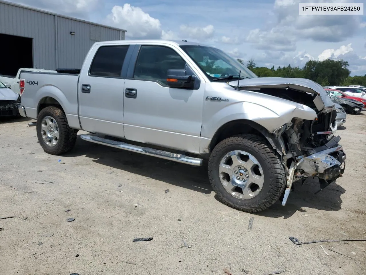 2010 Ford F150 Supercrew VIN: 1FTFW1EV3AFB24250 Lot: 60698114