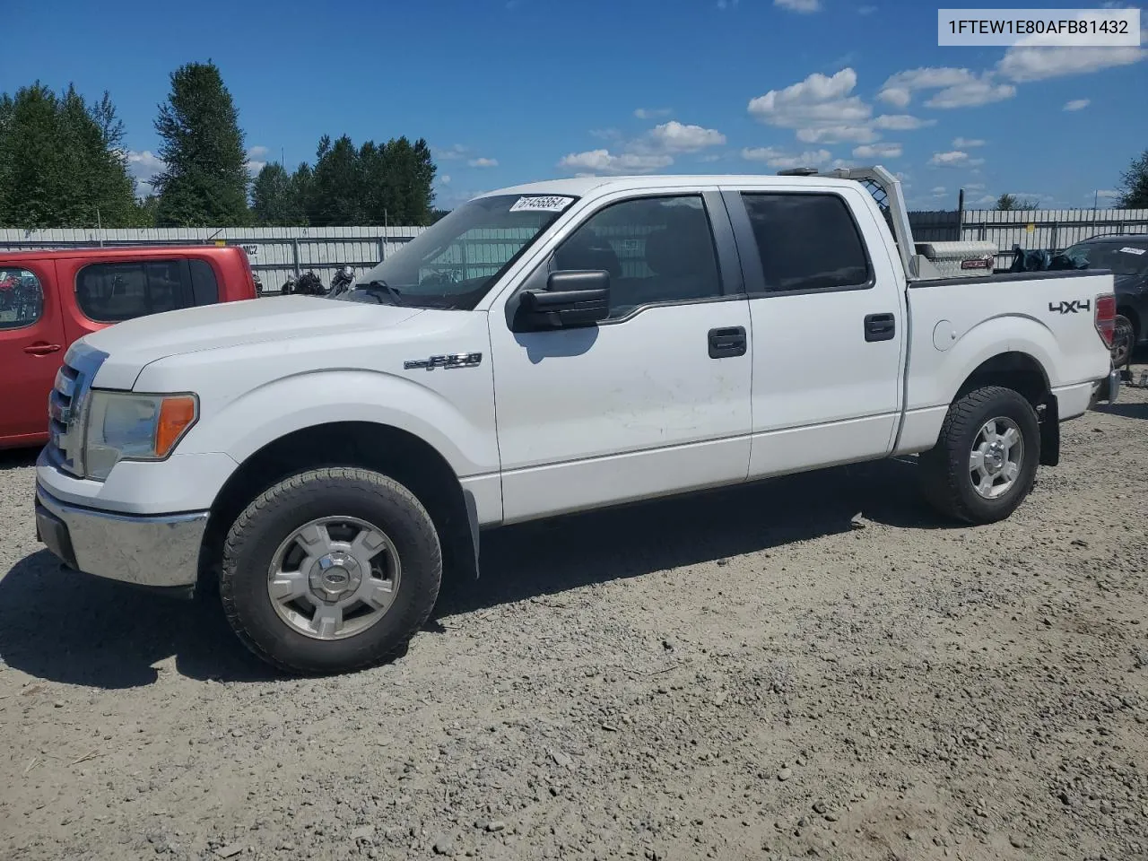 2010 Ford F150 Supercrew VIN: 1FTEW1E80AFB81432 Lot: 61456864