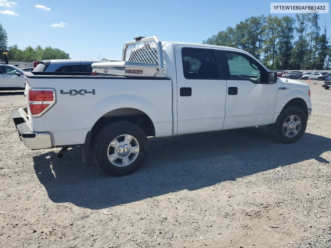 2010 Ford F150 Supercrew VIN: 1FTEW1E80AFB81432 Lot: 61456864