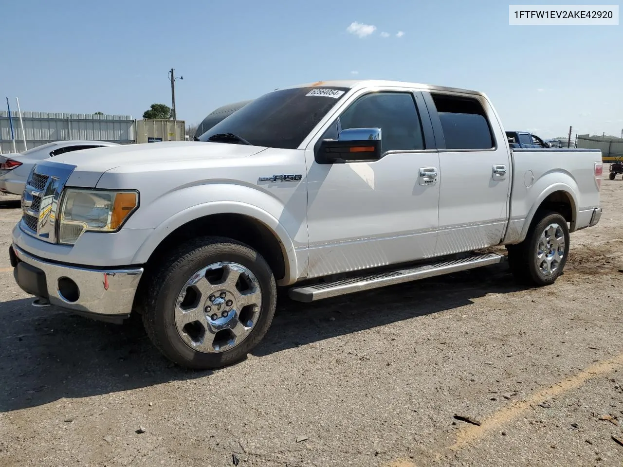 2010 Ford F150 Supercrew VIN: 1FTFW1EV2AKE42920 Lot: 62564054