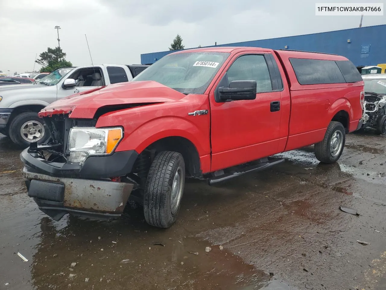 2010 Ford F150 VIN: 1FTMF1CW3AKB47666 Lot: 67850144