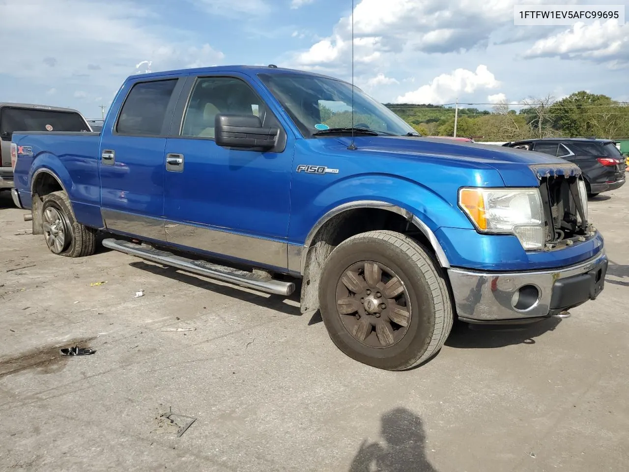 2010 Ford F150 Supercrew VIN: 1FTFW1EV5AFC99695 Lot: 70658574