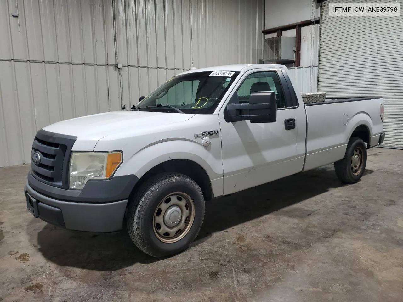 2010 Ford F150 VIN: 1FTMF1CW1AKE39798 Lot: 71001654