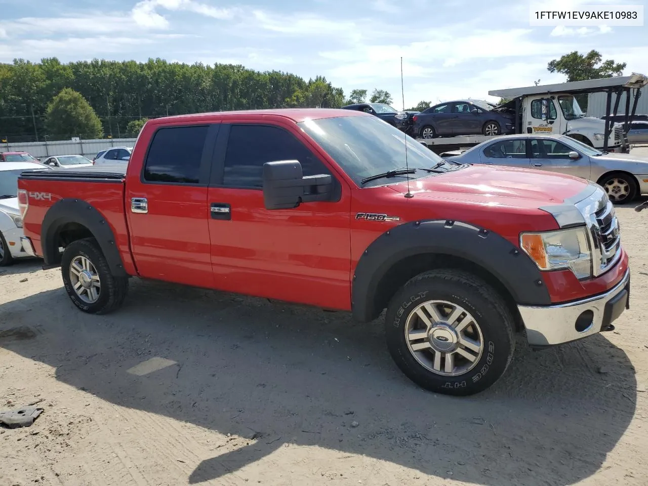 2010 Ford F150 Supercrew VIN: 1FTFW1EV9AKE10983 Lot: 71380384