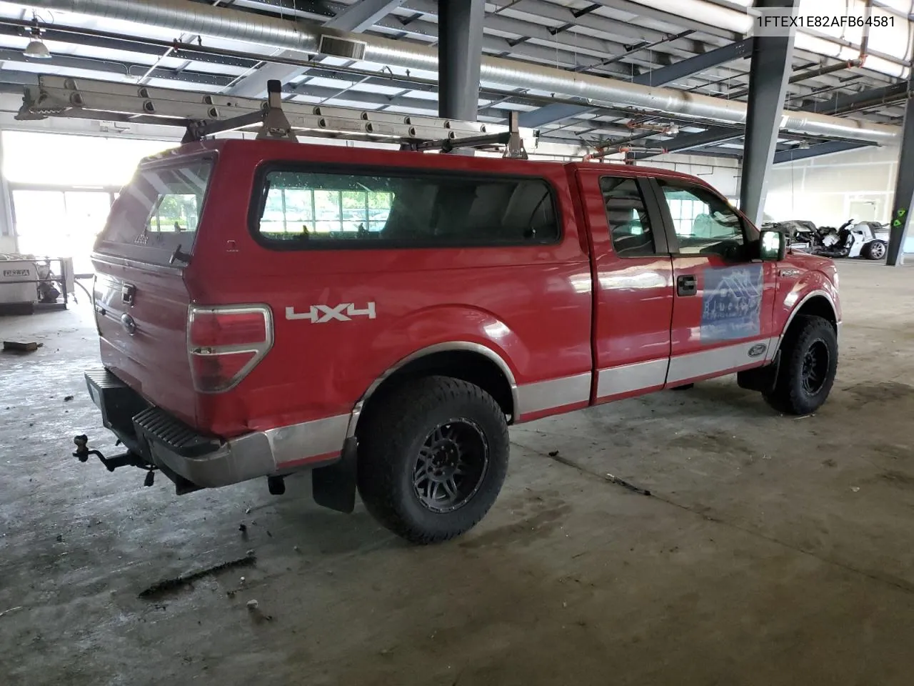 2010 Ford F150 Super Cab VIN: 1FTEX1E82AFB64581 Lot: 71628354