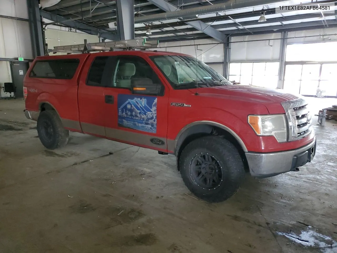 1FTEX1E82AFB64581 2010 Ford F150 Super Cab