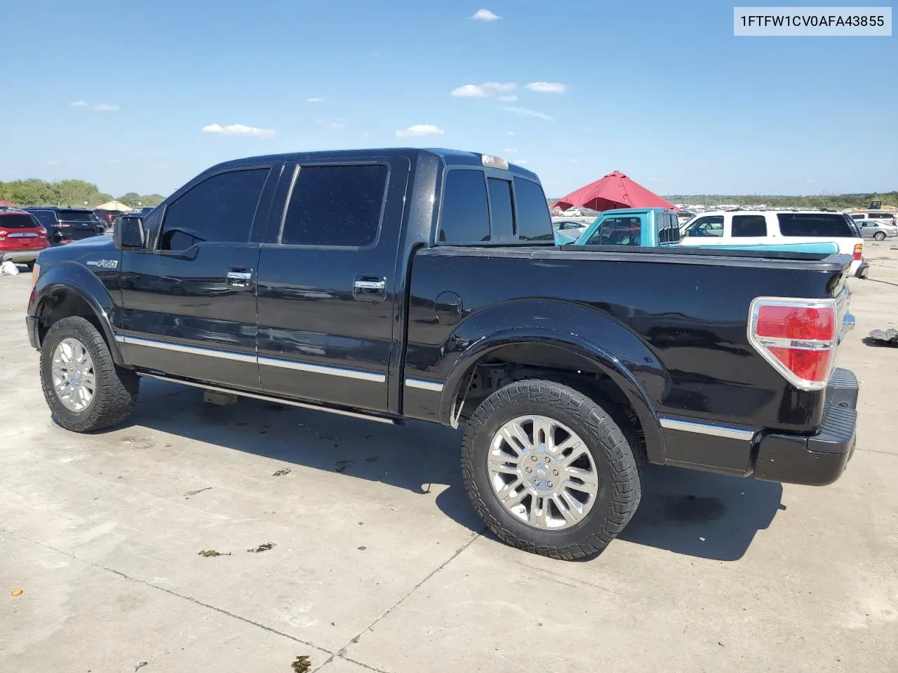 2010 Ford F150 Supercrew VIN: 1FTFW1CV0AFA43855 Lot: 72077014