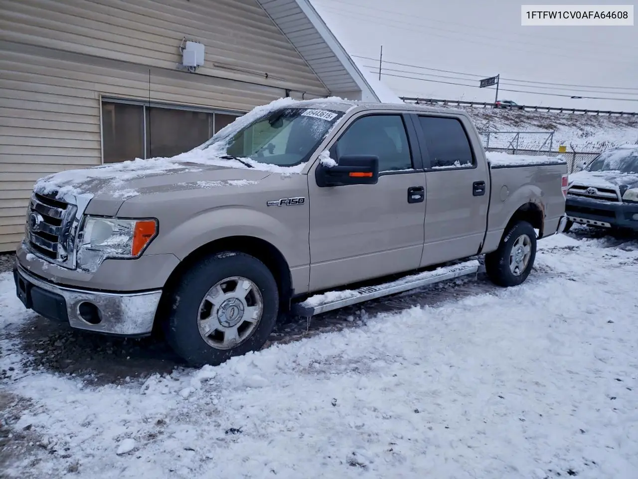 1FTFW1CV0AFA64608 2010 Ford F150 Supercrew