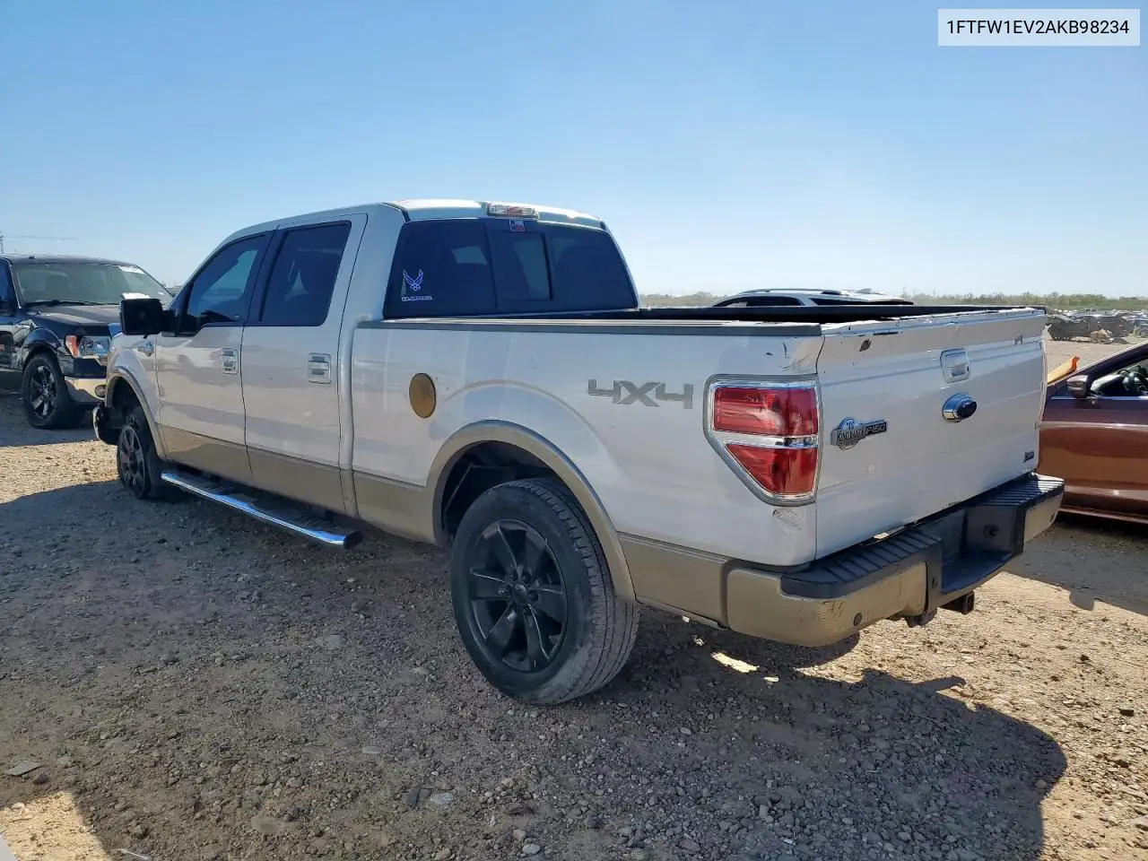 1FTFW1EV2AKB98234 2010 Ford F150 Supercrew