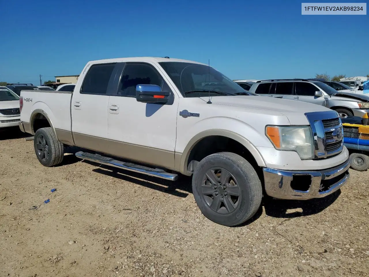 1FTFW1EV2AKB98234 2010 Ford F150 Supercrew