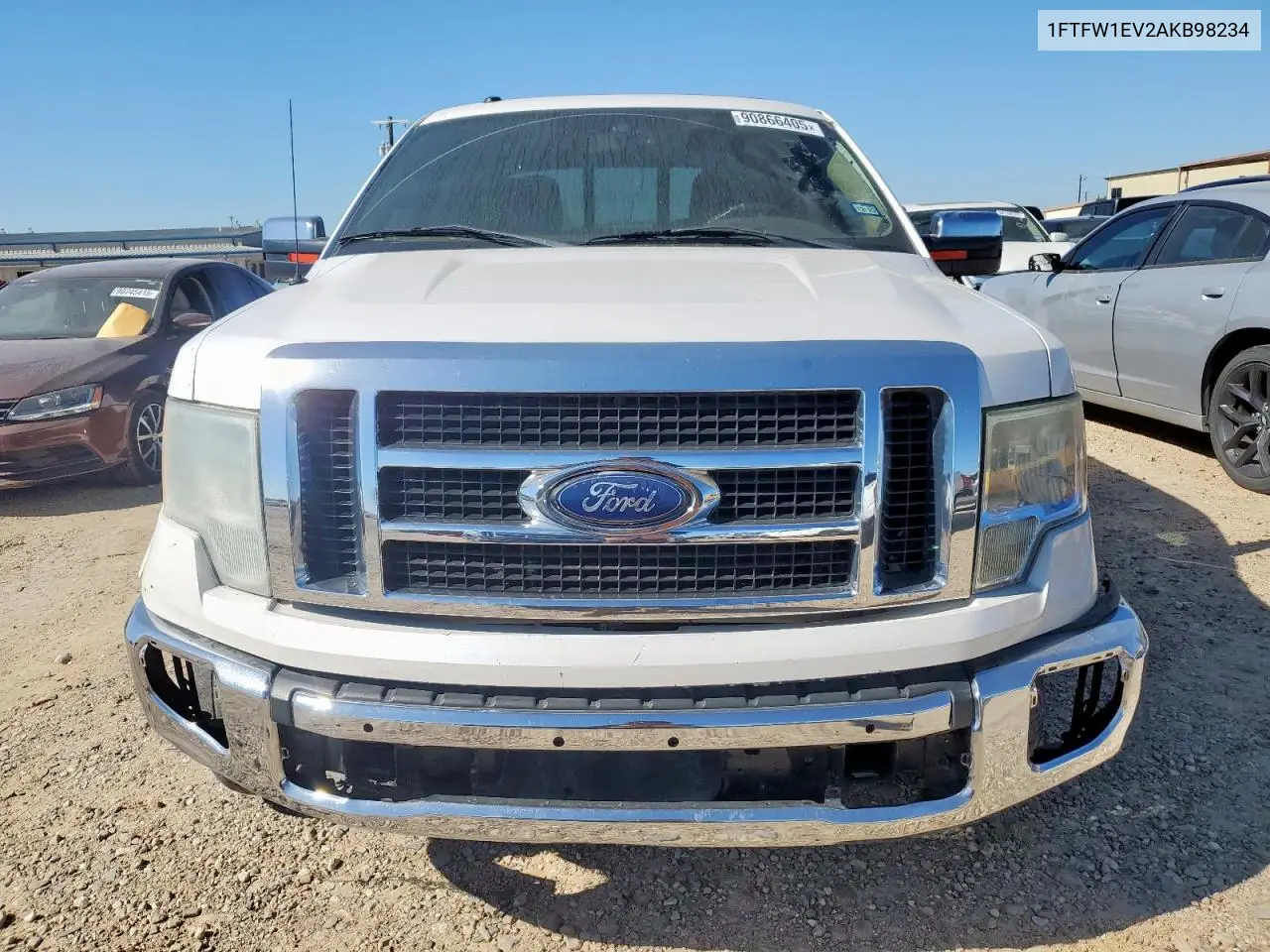 1FTFW1EV2AKB98234 2010 Ford F150 Supercrew