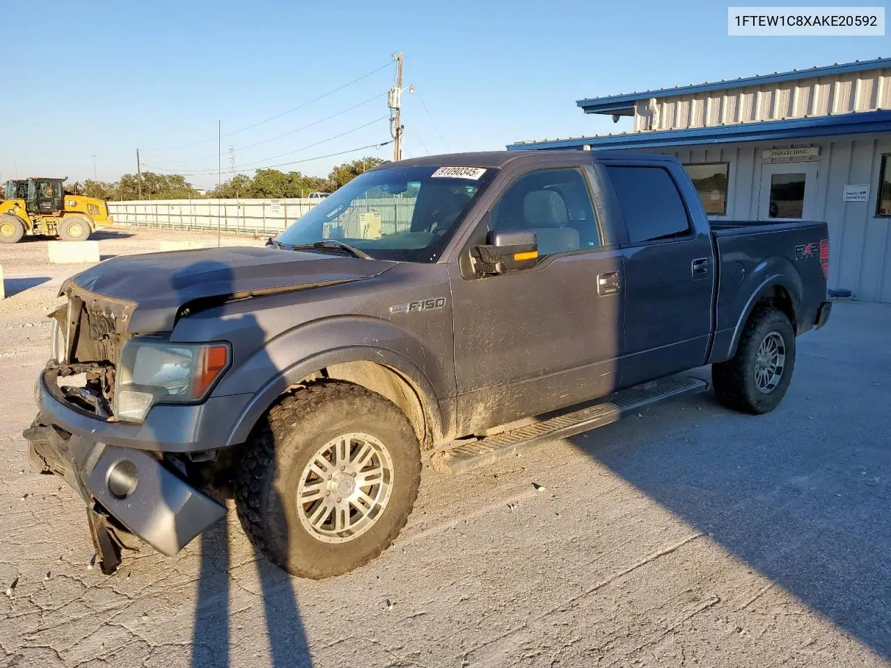 1FTEW1C8XAKE20592 2010 Ford F150 Supercrew