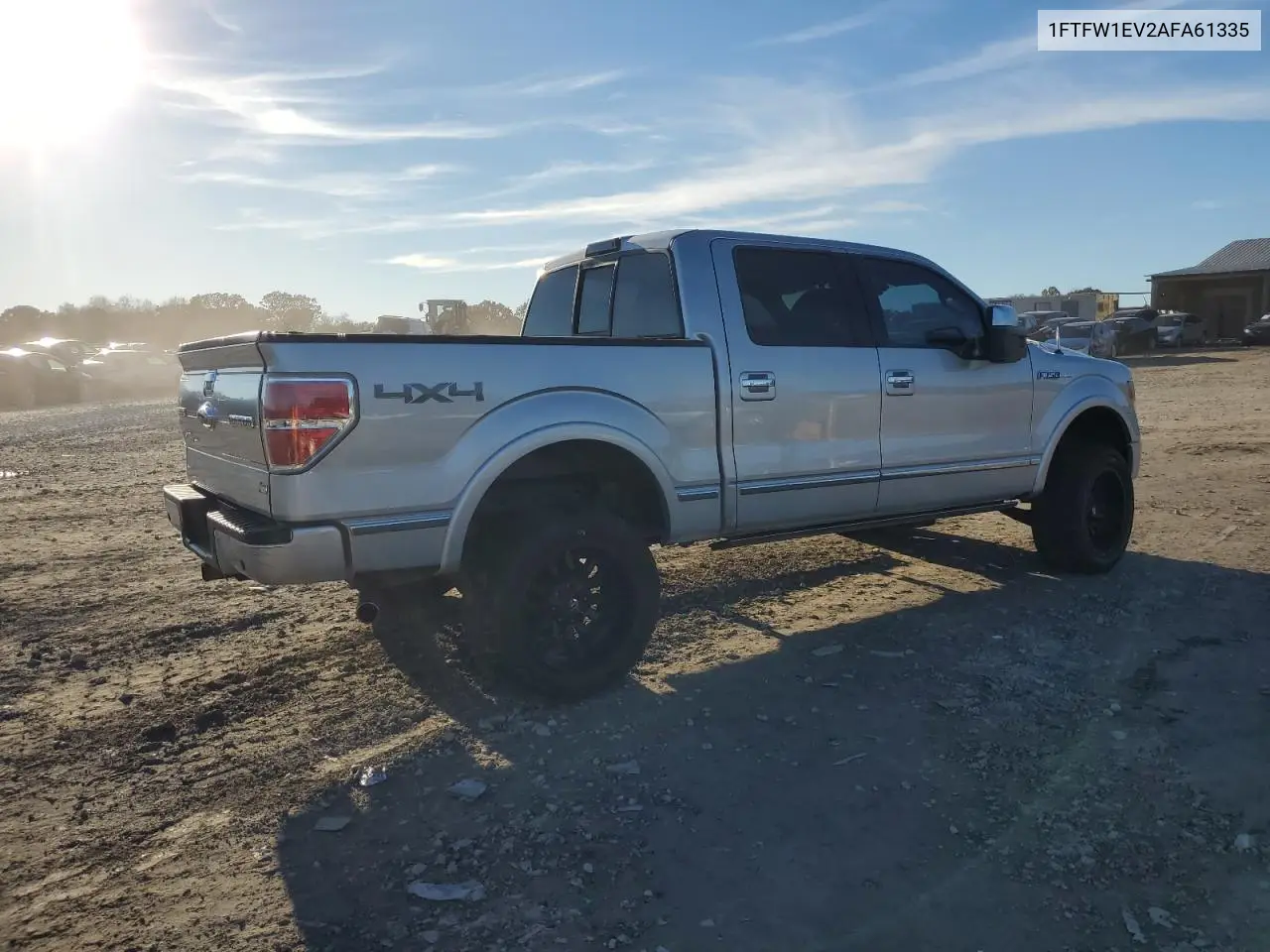 1FTFW1EV2AFA61335 2010 Ford F150 Supercrew